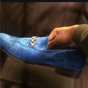 Oxford | Shoes | Saint Lorenzo Royal Blue Dress Shoes 340  display picture 2